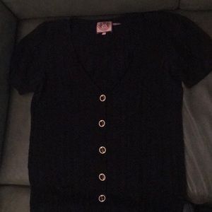 Black juicy cardigan